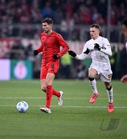 Fussball  DFB Pokal Achtelfinale  24/25: FC Bayern Muenchen - Bayer 04 Leverkusen