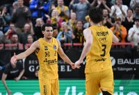 Basketball 1. Bundesliga 23/24: Tigers Tuebingen - Wuerzburg Baskets