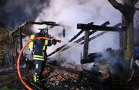 Brandserie: Schuppen-Brand in Rottenburg - Oberndorf