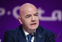 FUSSBALL WM 2022 Eroeffnung Pressekonferenz: FIFA Praesident Gianni Infantino (Schweiz)