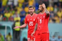 FUSSBALL WM 2022 Vorrunde: Brasilien - Schweiz