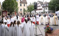 Fronleichnamsprozession 2024 in Rottenburg