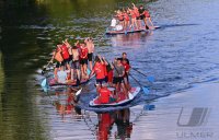 Volleyball Mannschaften des TV Rottenburg beim Team Stand Up Paddling