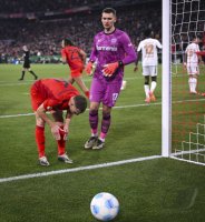 Fussball  DFB Pokal Achtelfinale  24/25: FC Bayern Muenchen - Bayer 04 Leverkusen