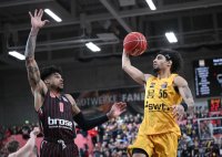 Basketball 1. Bundesliga 23/24: Tigers Tuebingen - EWE Baskets Oldenburg