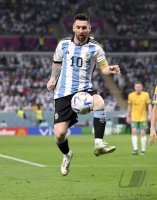 FUSSBALL WM 2022 Achtelfinale: Argentinien - Australien