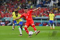 FUSSBALL WM 2022 Vorrunde: Brasilien - Schweiz