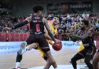 Basketball 1. Bundesliga 23/24: Tigers Tuebingen - EWE Baskets Oldenburg