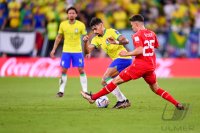 FUSSBALL WM 2022 Vorrunde: Brasilien - Schweiz