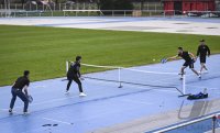 Schmuckbild, Sportfoto der Woche; Pickelball im SV 03 Stadion