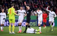 Fussball  DFB Pokal Achtelfinale  24/25: FC Bayern Muenchen - Bayer 04 Leverkusen