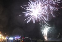 Schmuckbild Feuerwerk beim Weihnachtsdorf in Dettlingen