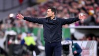 Fussball  DFB Pokal Achtelfinale  24/25: FC Bayern Muenchen - Bayer 04 Leverkusen