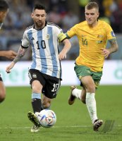 FUSSBALL WM 2022 Achtelfinale: Argentinien - Australien