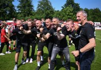 Fussball Relegation zur Regionalliga Sued 2024/2025
TSG Balingen - Tuerk Guecue Friedberg