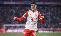 Fussball 1. Bundesliga 23/24: FC Bayern Muenchen - Borussia Moenchengladbach