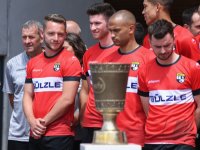 Fussball Regionalliga Sued, Familientag TSG Balingen Fotoshooting Media Day