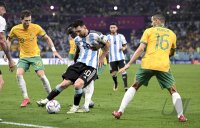 FUSSBALL WM 2022 Achtelfinale: Argentinien - Australien