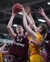 Basketball 1. Bundesliga 23/24: Tigers Tuebingen - FC Bayern Muenchen Basketball