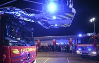 Begruessung der neuen Drehleiter der Freiwilligen Feuerwehr Horb