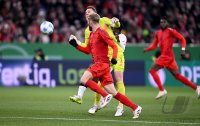 Fussball  DFB Pokal Achtelfinale  24/25: FC Bayern Muenchen - Bayer 04 Leverkusen