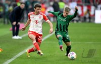 Fussball 1. Bundesliga 23/24: FC Bayern Muenchen - Borussia Moenchengladbach