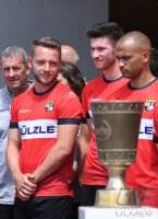 Fussball Regionalliga Sued, Familientag TSG Balingen Fotoshooting Media Day