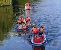 Volleyball Mannschaften des TV Rottenburg beim Team Stand Up Paddling