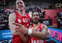 Basketball 1. Bundesliga 23/24: Tigers Tuebingen - Wuerzburg Baskets