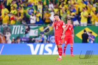 FUSSBALL WM 2022 Vorrunde: Brasilien - Schweiz