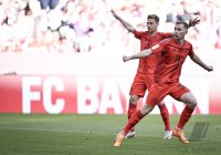 Fussball 1. Bundesliga 23/24: FC Bayern Muenchen - VfL Wolfsburg