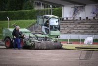 Fussball International EURO 2024: Hermann-Saam-Stadion bekommt einen neuen Rasen