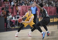 Basketball 1. Bundesliga 23/24: Tigers Tuebingen - HAKRO Merlins Crailsheim