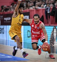 Basketball 1. Bundesliga 23/24: Tigers Tuebingen - Wuerzburg Baskets