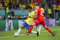 FUSSBALL WM 2022 Vorrunde: Brasilien - Schweiz