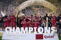 FUSSBALL AFC Asian Cup Finale: Jordanien - Katar