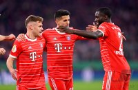 Fussball DFB Pokal Viertelfinale 22/23: FC Bayern Muenchen - SC Freiburg