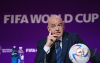 FUSSBALL WM 2022 Eroeffnung Pressekonferenz: FIFA Praesident Gianni Infantino (Schweiz)