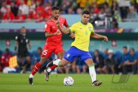 FUSSBALL WM 2022 Vorrunde: Brasilien - Schweiz