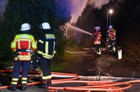 Brandserie: Schuppen-Brand in Rottenburg - Oberndorf