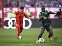 Fussball 1. Bundesliga 23/24: FC Bayern Muenchen - VfL Wolfsburg