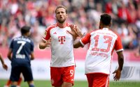 Fussball 1. Bundesliga 23/24: FC Bayern Muenchen - VfL Bochum)