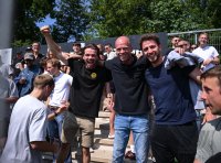 Fussball Relegation zur Regionalliga Sued 2024/2025
TSG Balingen - Tuerk Guecue Friedberg