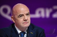 FUSSBALL WM 2022 Eroeffnung Pressekonferenz: FIFA Praesident Gianni Infantino (Schweiz)