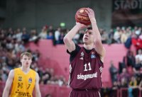 Basketball 1. Bundesliga 23/24: Tigers Tuebingen - FC Bayern Muenchen Basketball