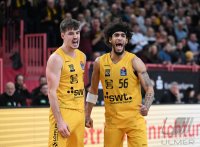 Basketball 1. Bundesliga 23/24: Tigers Tuebingen - Wuerzburg Baskets