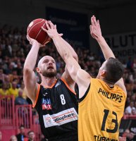 Basketball 1. Bundesliga 23/24: Tigers Tuebingen - ratiopharm Ulm