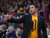 Basketball 1. Bundesliga 23/24: Tigers Tuebingen - FC Bayern Muenchen Basketball