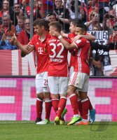 Fussball 1. Bundesliga Saison 2016/2017: FC Bayern Muenchen - Eintracht Frankfurt