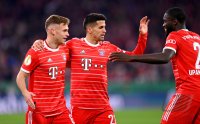 Fussball DFB Pokal Viertelfinale 22/23: FC Bayern Muenchen - SC Freiburg